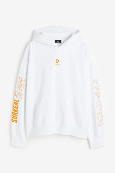 Толстовка с капюшоном и принтом большого размера - H&M