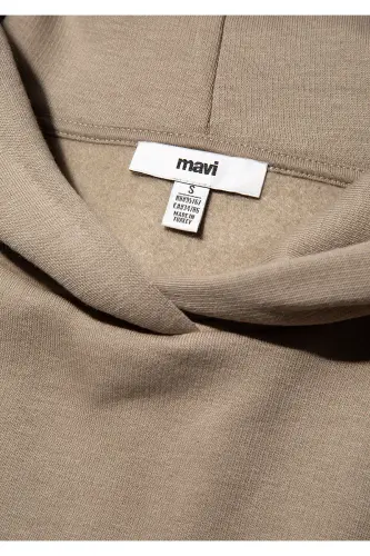 Толстовка с капюшоном коричневого цвета 1S10191-80656 - 6