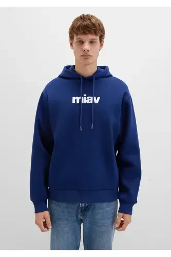 Толстовка с капюшоном с принтом Miav 0s10001-70722 - 3