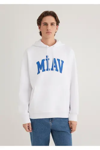Толстовка с капюшоном с принтом Miav 0S10122-620 - 4