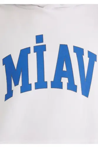 Толстовка с капюшоном с принтом Miav 0S10122-620 - 8