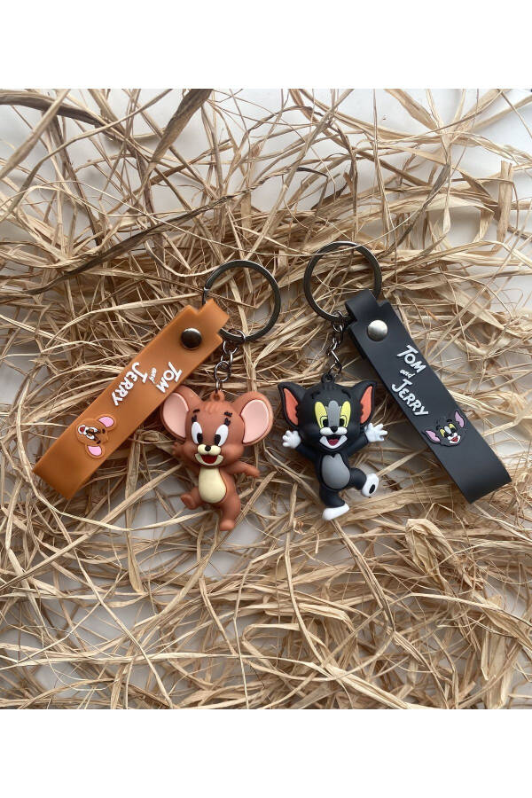 Tom and Jerry Silicone Keychain - 5