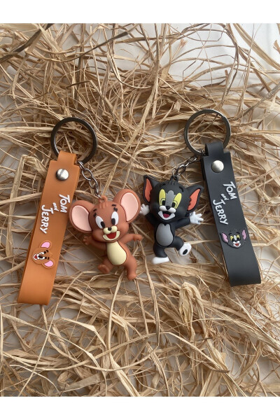 Tom and Jerry Silicone Keychain - 6