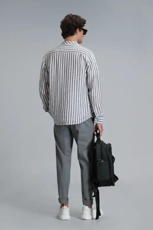 Tom Smart Erkaklar uchun Chino Shimlari Slim Fit Yashil - 6