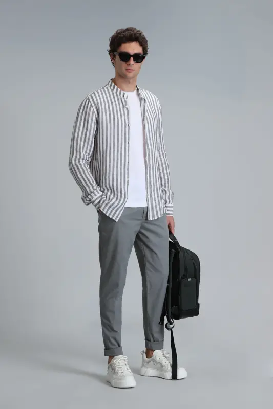 Tom Smart Erkaklar uchun Chino Shimlari Slim Fit Yashil - LUFIAN