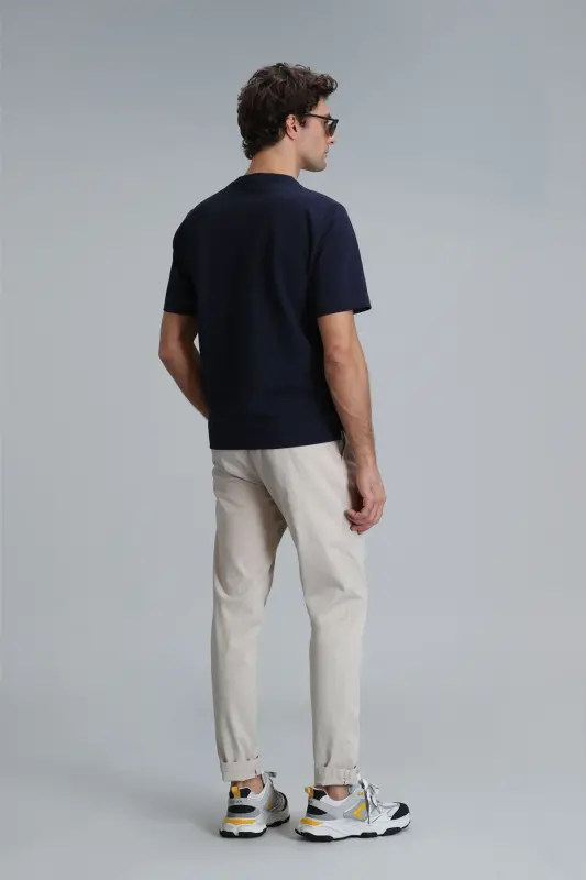 Tom Smart Men's Chino Pants Slim Fit Beige - 6