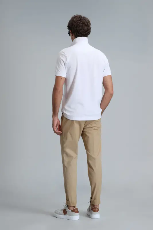 Tom Smart Men's Chino Pants Slim Fit Camel - 6