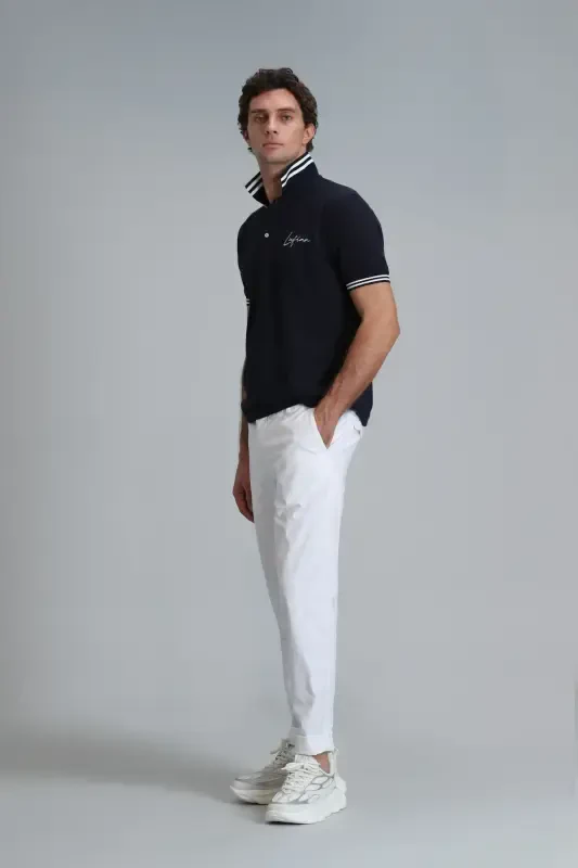 Tom Smart Men's Chino Pants Slim Fit White - 4