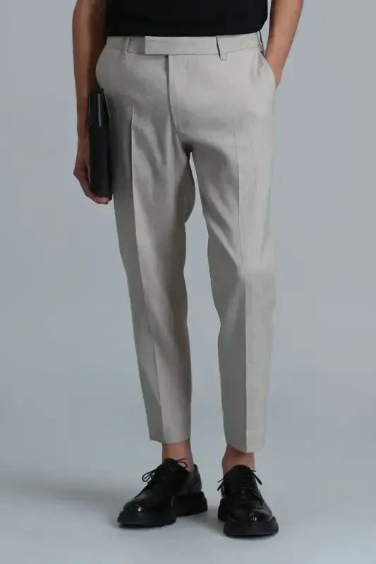 Tomas Smart Erkaklar uchun Chino Shimlari Comfort Fit Bej - 2