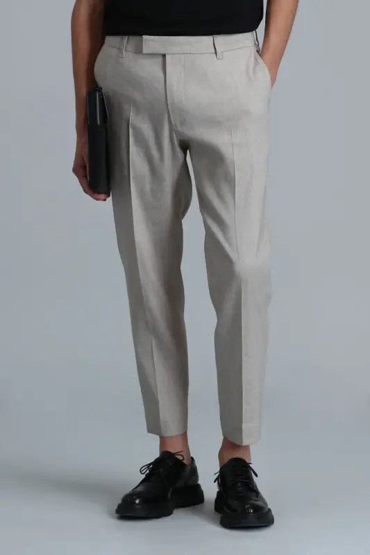 Tomas Smart Men's Chino Pants Comfort Fit Beige - 2