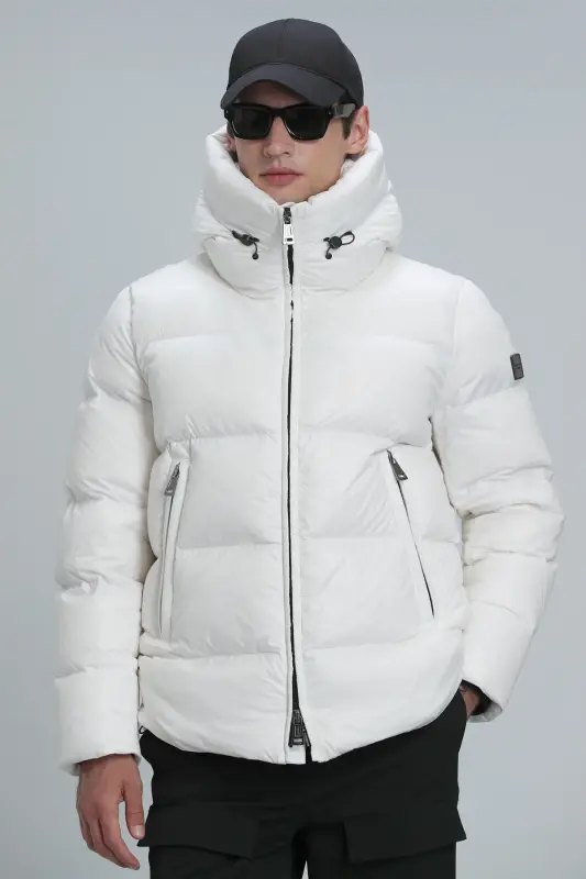Tommy Down Men's Coat White - White - 1