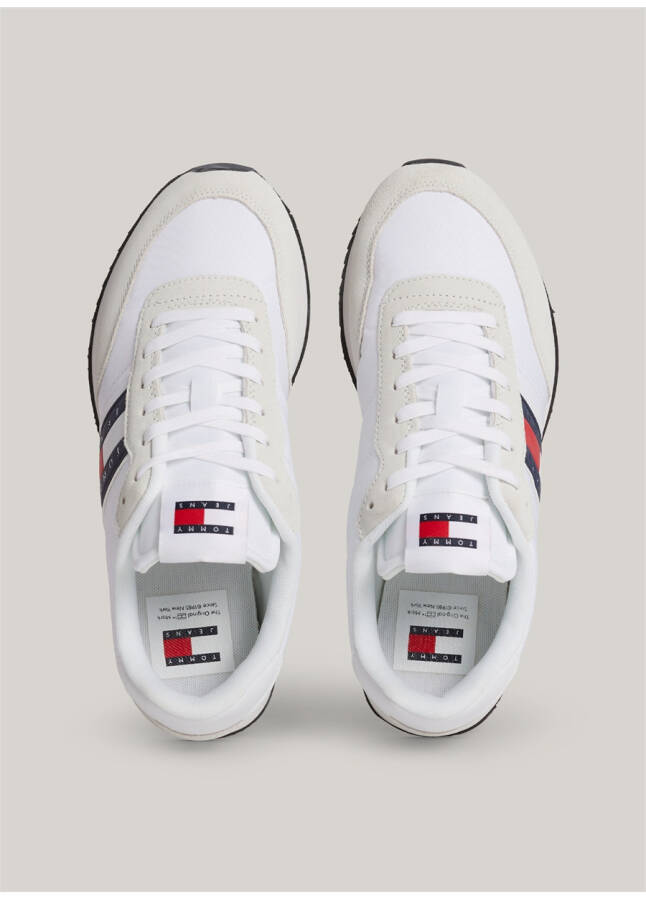 Tommy Hilfiger Белые мужские кроссовки TJM RUNNER CASUAL ESS - 17