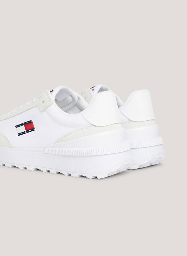 Tommy Hilfiger Beyaz Erkek Sneaker TJM TECHNICAL RUNNER - 5