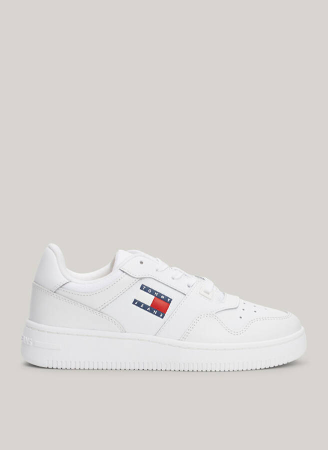 Tommy Hilfiger Beyaz Kadın Deri Sneaker EN0EN02505YBS - 7