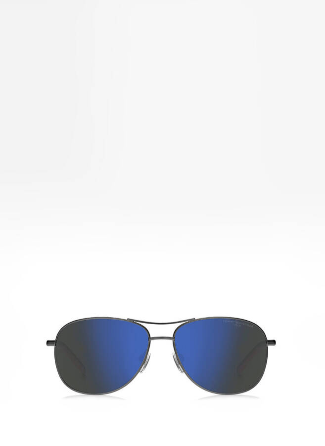 Tommy Hilfiger Blue - Blue Men's Sunglasses 205771R8059ZS - 7