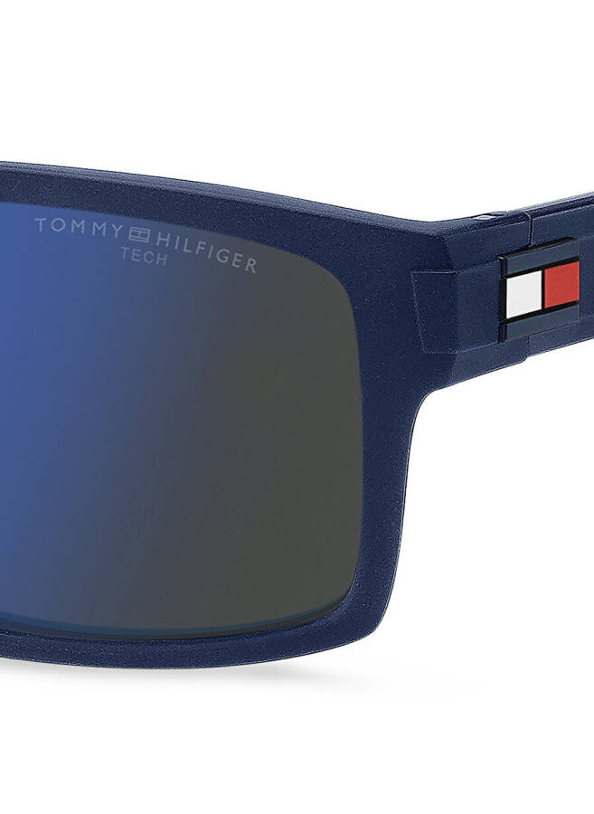 Tommy Hilfiger Blue - Blue Men's Sunglasses 205813FLL55ZS - 8