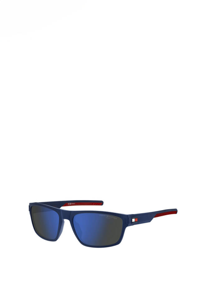 Tommy Hilfiger Blue - Blue Men's Sunglasses 205814FLL60ZS - 5