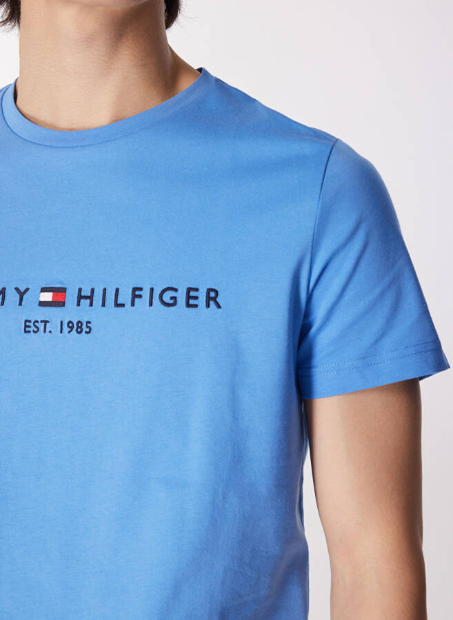 Tommy Hilfiger Blue Men's T-Shirt - 4