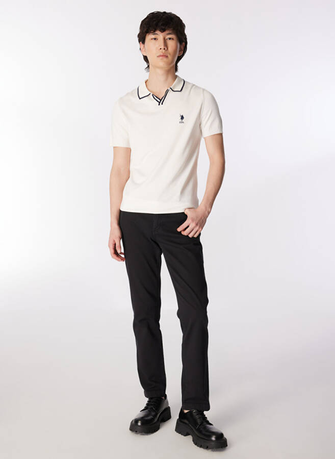 Tommy Hilfiger Erkaklar uchun Slim Fit Qora Shim - 1