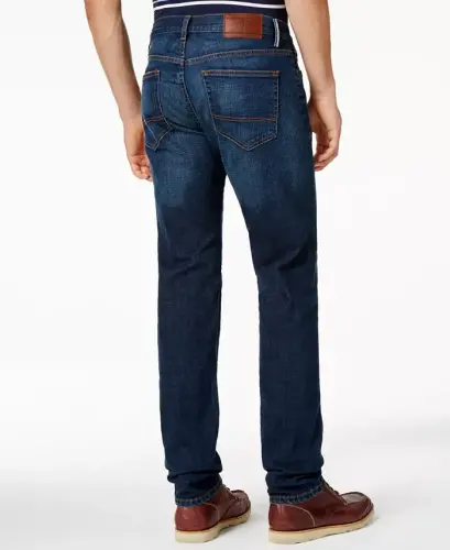Tommy Hilfiger erkaklar uchun tor bichimli stretch jinsi shimlar - TOMMY HILFIGER (1)