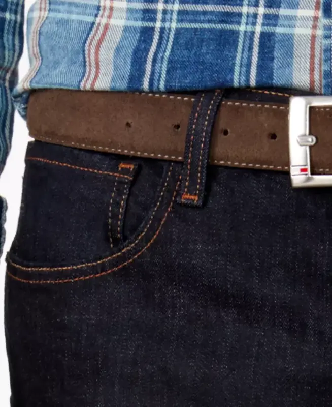 Tommy Hilfiger erkaklar uchun tor kesimli strech jinsi shimlar - 4
