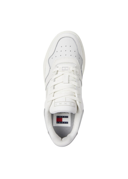 Tommy Hilfiger Gri - Beyaz Kadın Deri Sneaker EN0EN02523YBL - 13