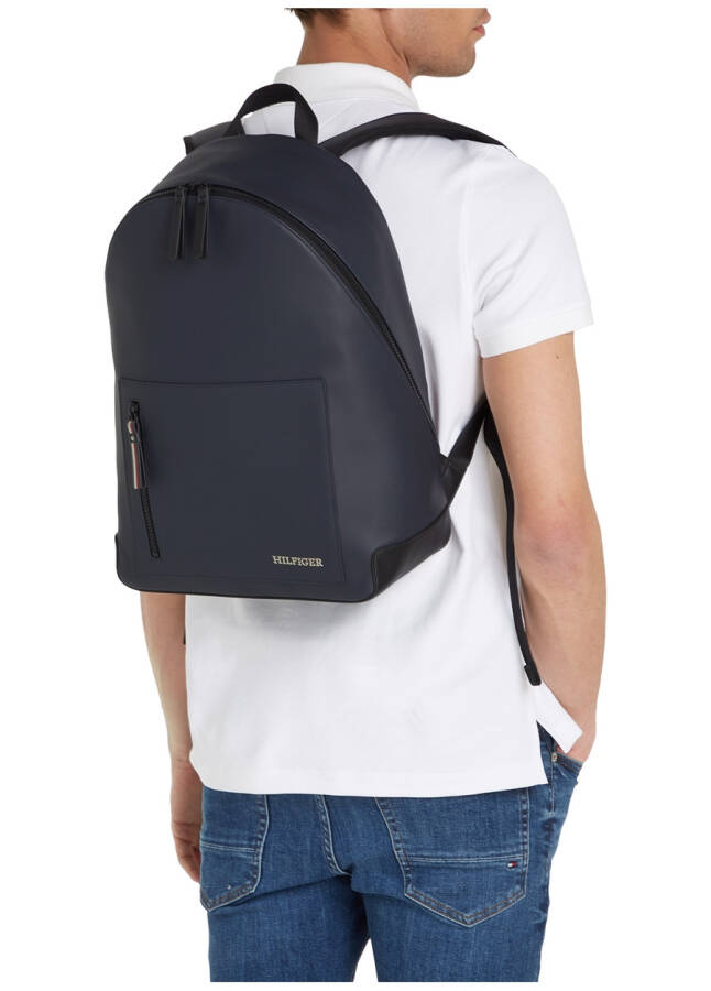 Tommy Hilfiger ko‘k rangli erkaklar uchun 30x45x15 sm orqa sumkasi TH PIQUE BACKPACK - 15