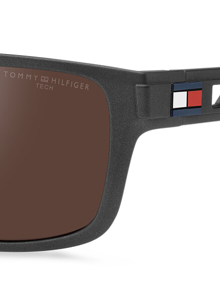 Tommy Hilfiger Kumush Erkaklar Quyosh Ko'zoynaklari 2054164WC55TI - 4