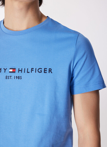 Tommy Hilfiger Mavi Erkek T-Shirt - 4