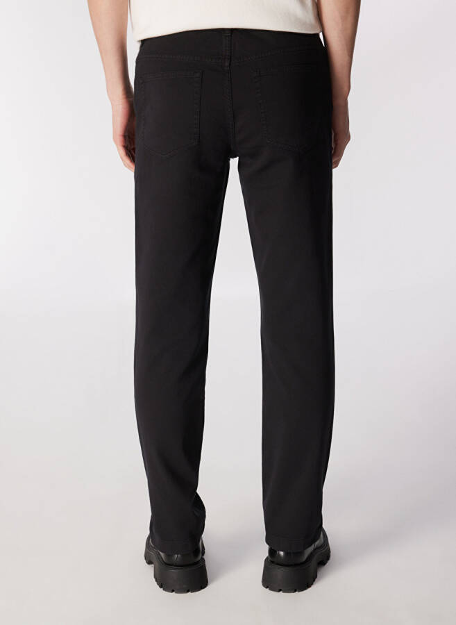 Tommy Hilfiger Men's Slim Fit Black Pants - 5