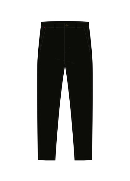 Tommy Hilfiger Men's Slim Fit Black Pants - 15