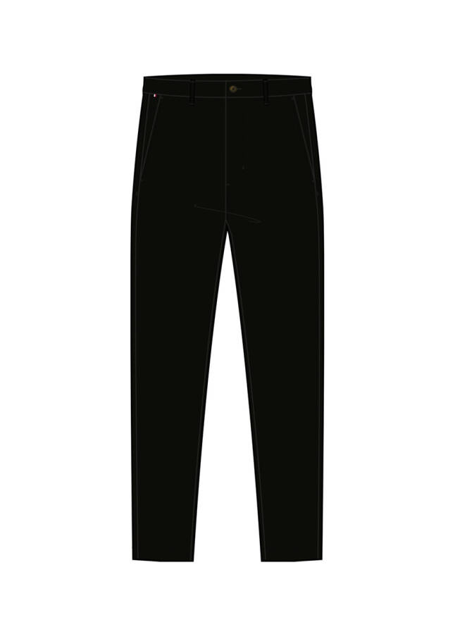 Tommy Hilfiger Men's Slim Fit Black Pants - 15