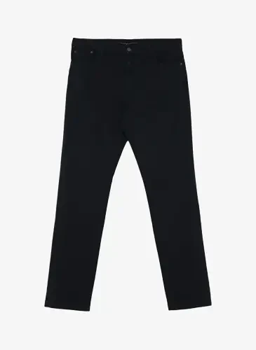 Tommy Hilfiger Normal Waist Normal Leg Slim Fit Blue Men's Trousers MW0MW33908 - 1