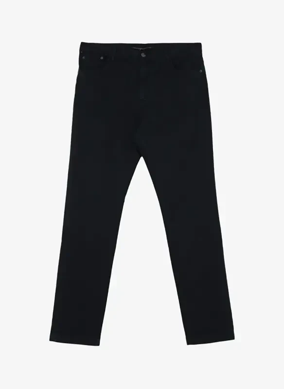 Tommy Hilfiger Normal Waist Normal Leg Slim Fit Blue Men's Trousers MW0MW33908 - 1