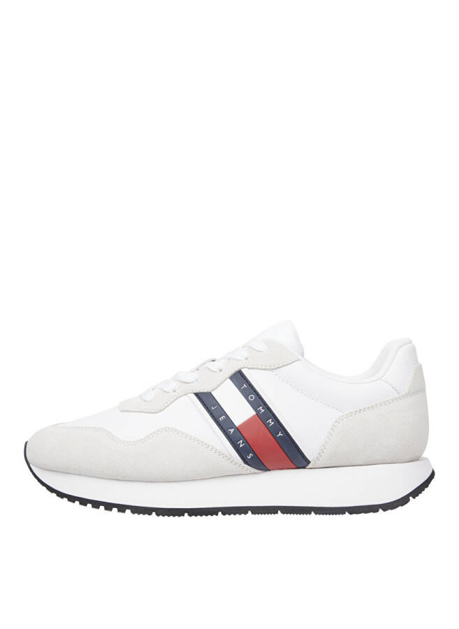 Tommy Hilfiger Oq Erkaklar uchun Zamsh Krossovkalar TJM MODERN RUNNER - 1