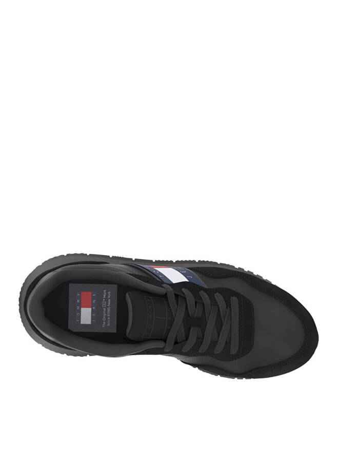 Tommy Hilfiger Siyah Erkek Süet Sneaker TJM MODERN RUNNER - 3