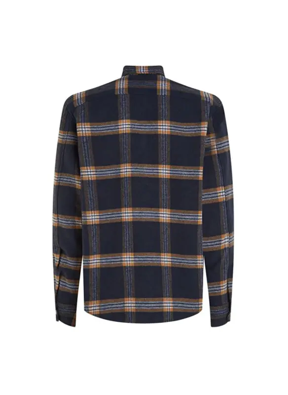Tommy Hilfiger Slim Fit Tugmali Yoqa Moviy Erkak Ko'ylak MW0MW328520MS - 2