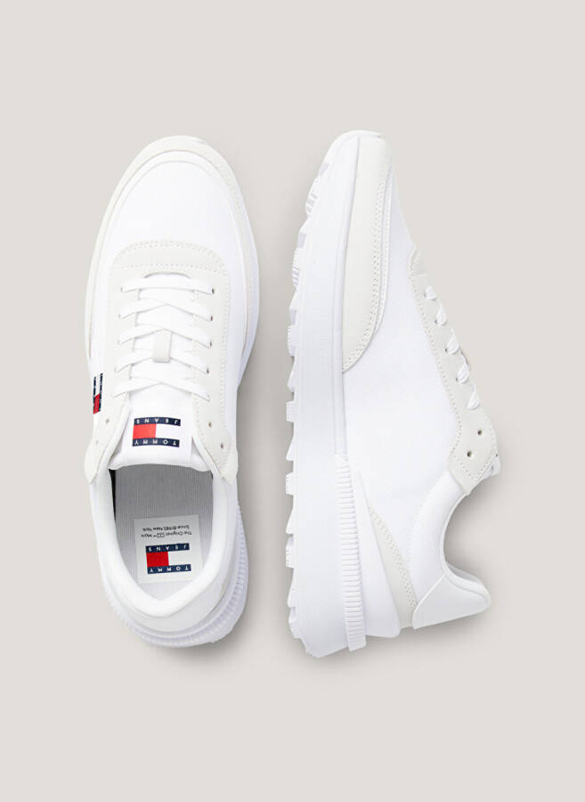 Tommy Hilfiger White Men's Sneaker TJM TECHNICAL RUNNER - 10