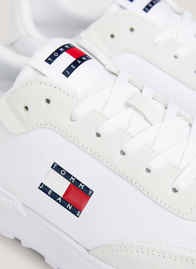 Tommy Hilfiger White Men's Sneaker TJM TECHNICAL RUNNER - 4