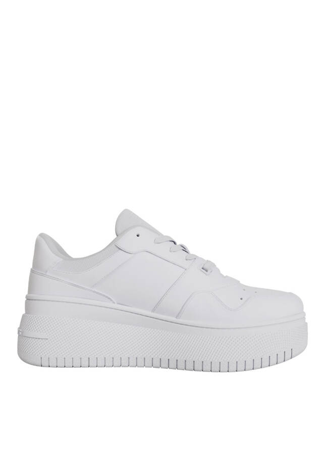 Tommy Hilfiger White Women's Leather Sneaker EN0EN02506YBS - 12