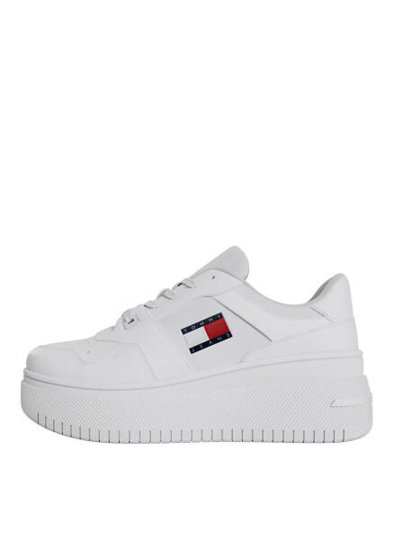 Tommy Hilfiger White Women's Leather Sneaker EN0EN02506YBS - 1