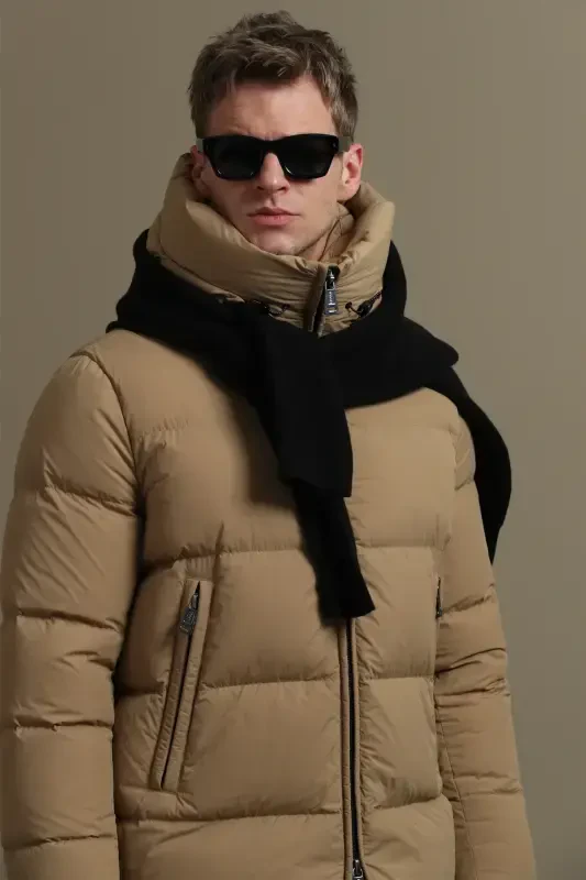 Tommy Kaz Feather Men's Coat Camel Feather-Camel Feather - 3