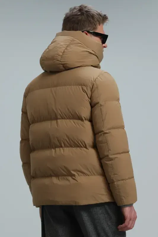 Tommy Kaz Feather Men's Coat Camel Feather-Camel Feather - 6