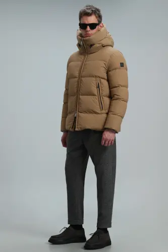 Tommy Kaz Feather Men's Coat Camel Feather-Camel Feather - 4