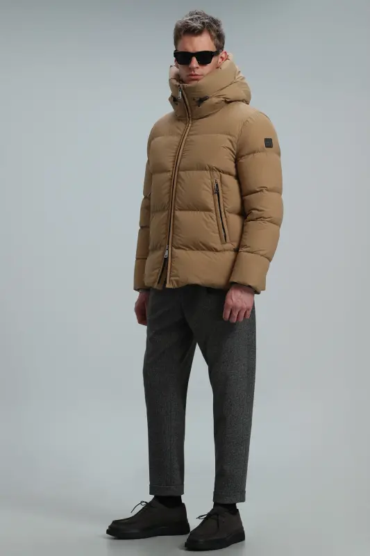 Tommy Kaz Feather Men's Coat Camel Feather-Camel Feather - 4