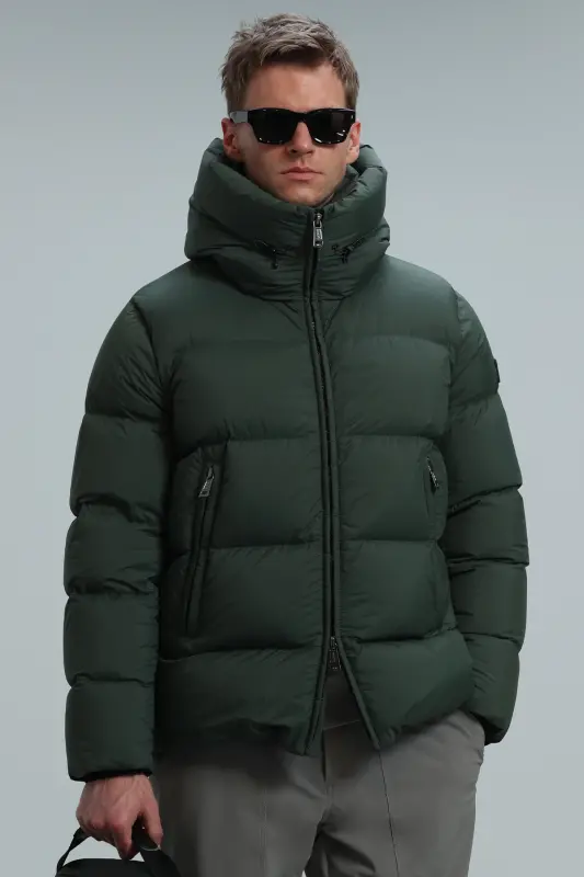 Tommy Kaz Feather Men's Coat Green-Green - 1