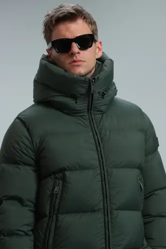 Tommy Kaz Feather Men's Coat Green-Green - 3
