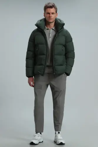 Tommy Kaz Feather Men's Coat Green-Green - 4