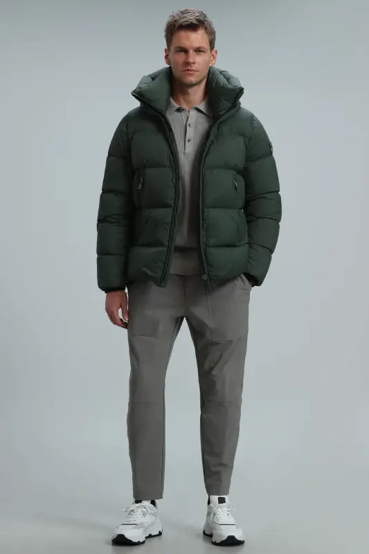 Tommy Kaz Feather Men's Coat Green-Green - 4