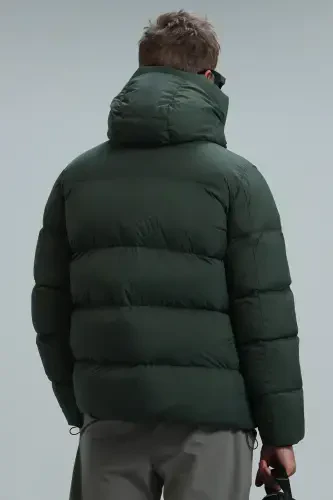 Tommy Kaz Patak Erkak Palto Yashil-Yashil - 6